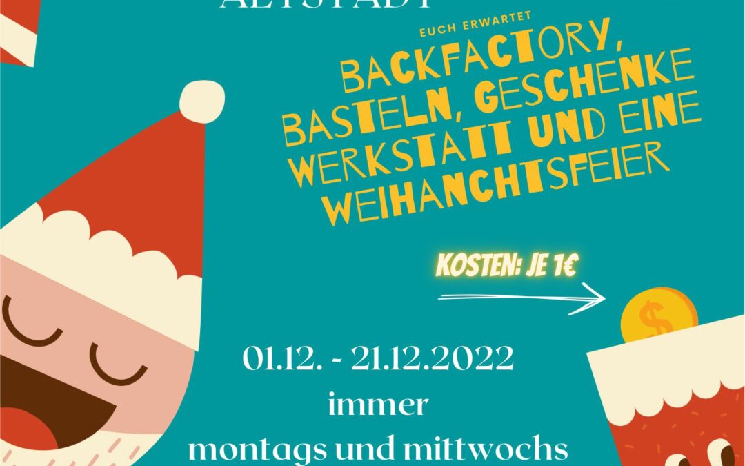 Weihnachtszeit im Kinder- und Jugendtreff Altstadt