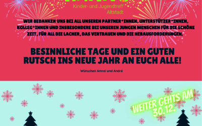Weihnachtsgrüße aus dem Kinder- und Jugendtreff Altstadt