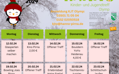 Winterferienprogramm Kinder- und Jugendtreff Olymp