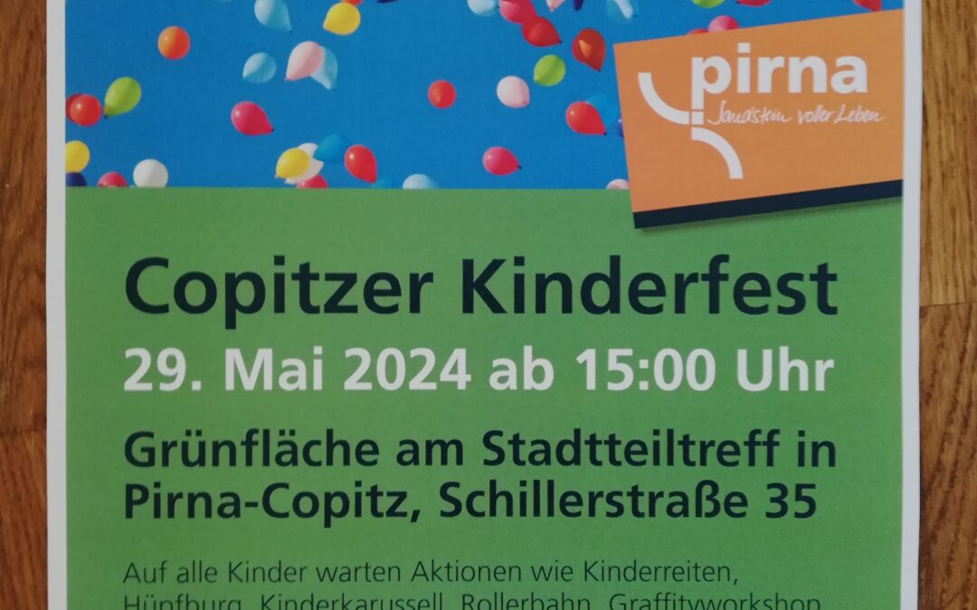 Copitzer Kinderfest am 29. Mai ab 15 Uhr