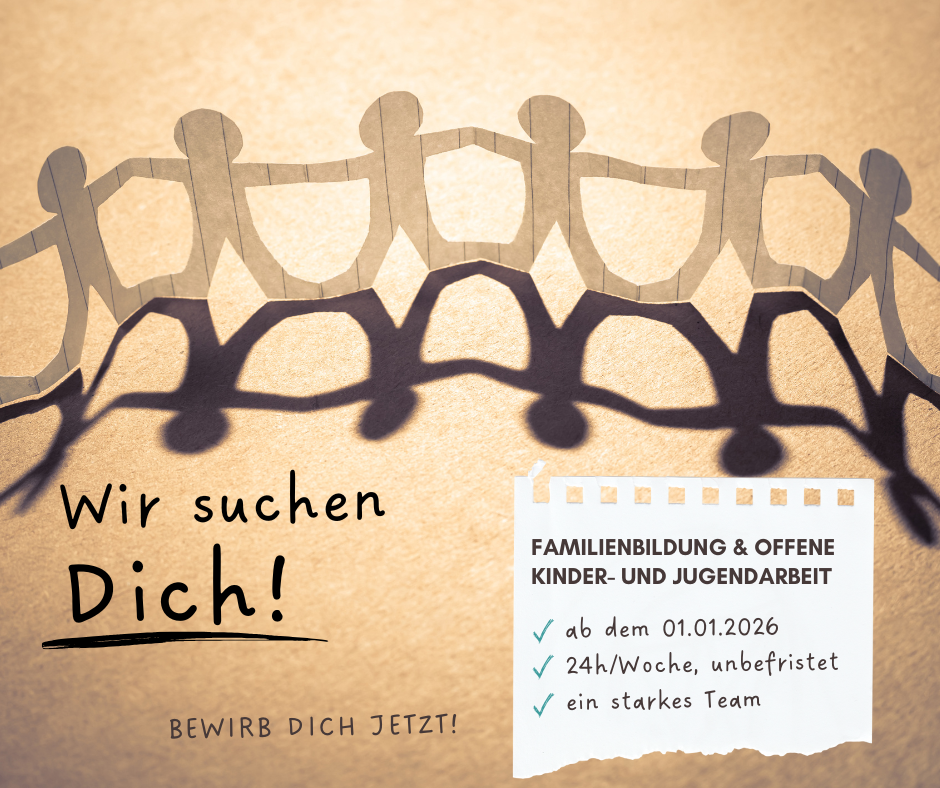 Weiß Modern Job Anzeige Kita Erzieher Karriere Facebook Beitrag